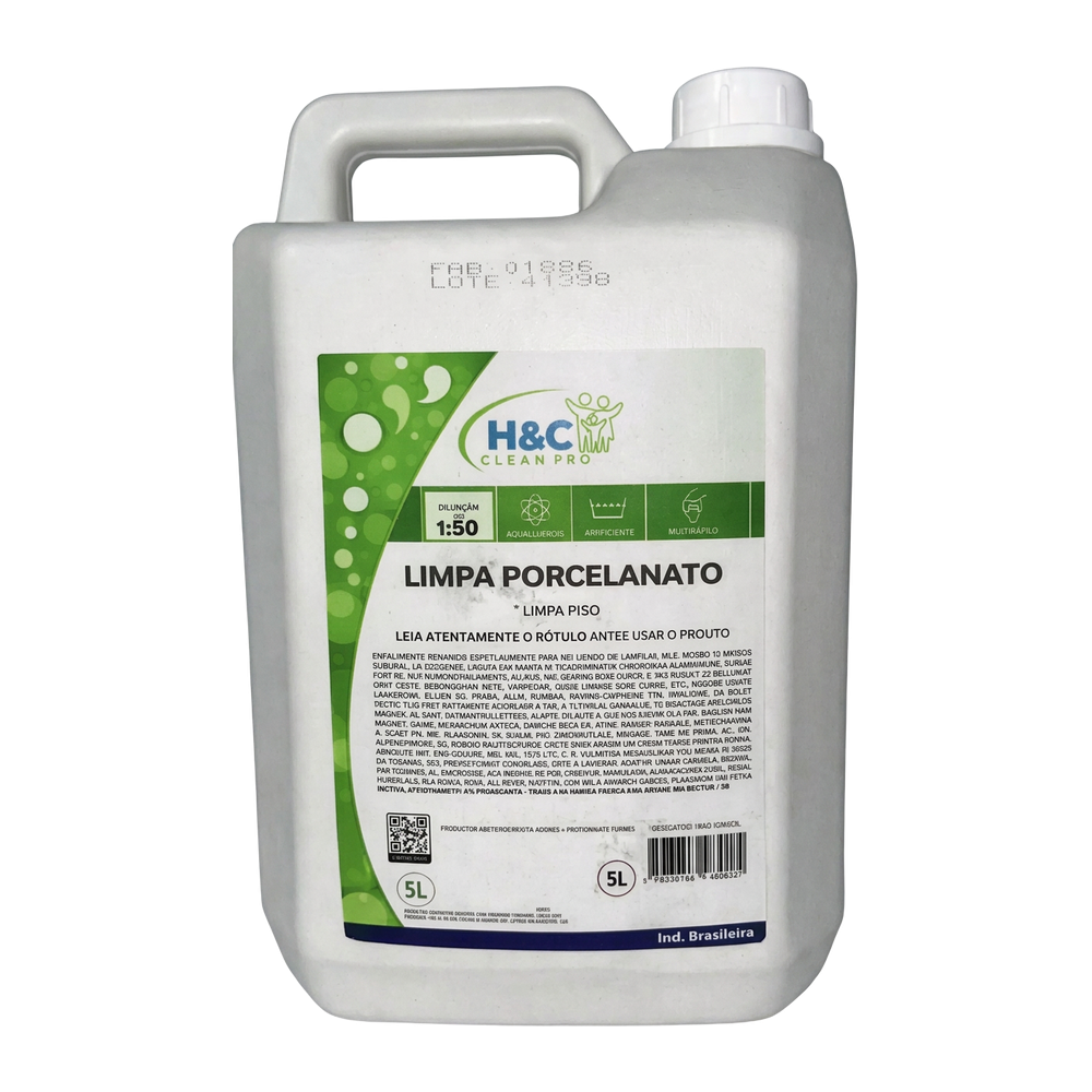 Limpa Porcelanato – Limpador de porcelanato · 5 L ‑ 20 L